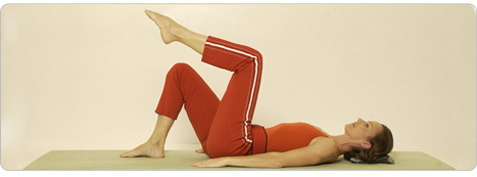 Pilates Übung Hüfttonic Knee Folds